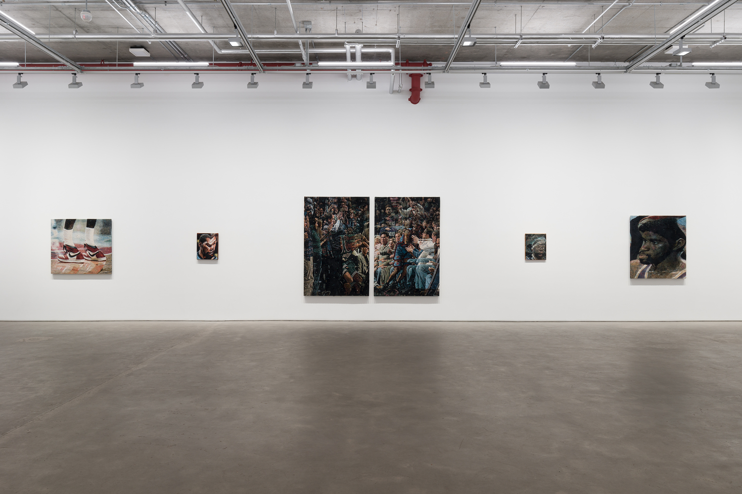 Noel Anderson: Courtside Sermon (installation view)