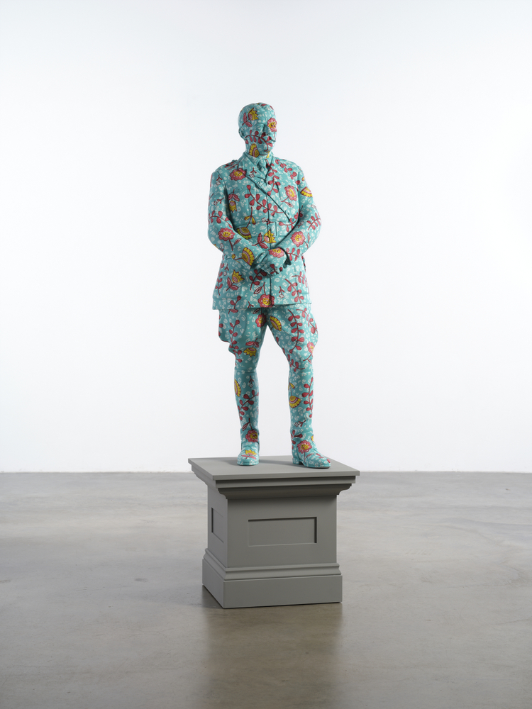 Yinka Shonibare CBE RA
Decolonised Structures (Kitchener), 2022
Fibreglass sculpture, hand-painted with Dutch wax pattern on a wooden plinth
Kitchener: 141 x 47 x 48,5 cm (55.5 x 18.5 x 19.1 in.)
Unique

&amp;nbsp;

Enquire