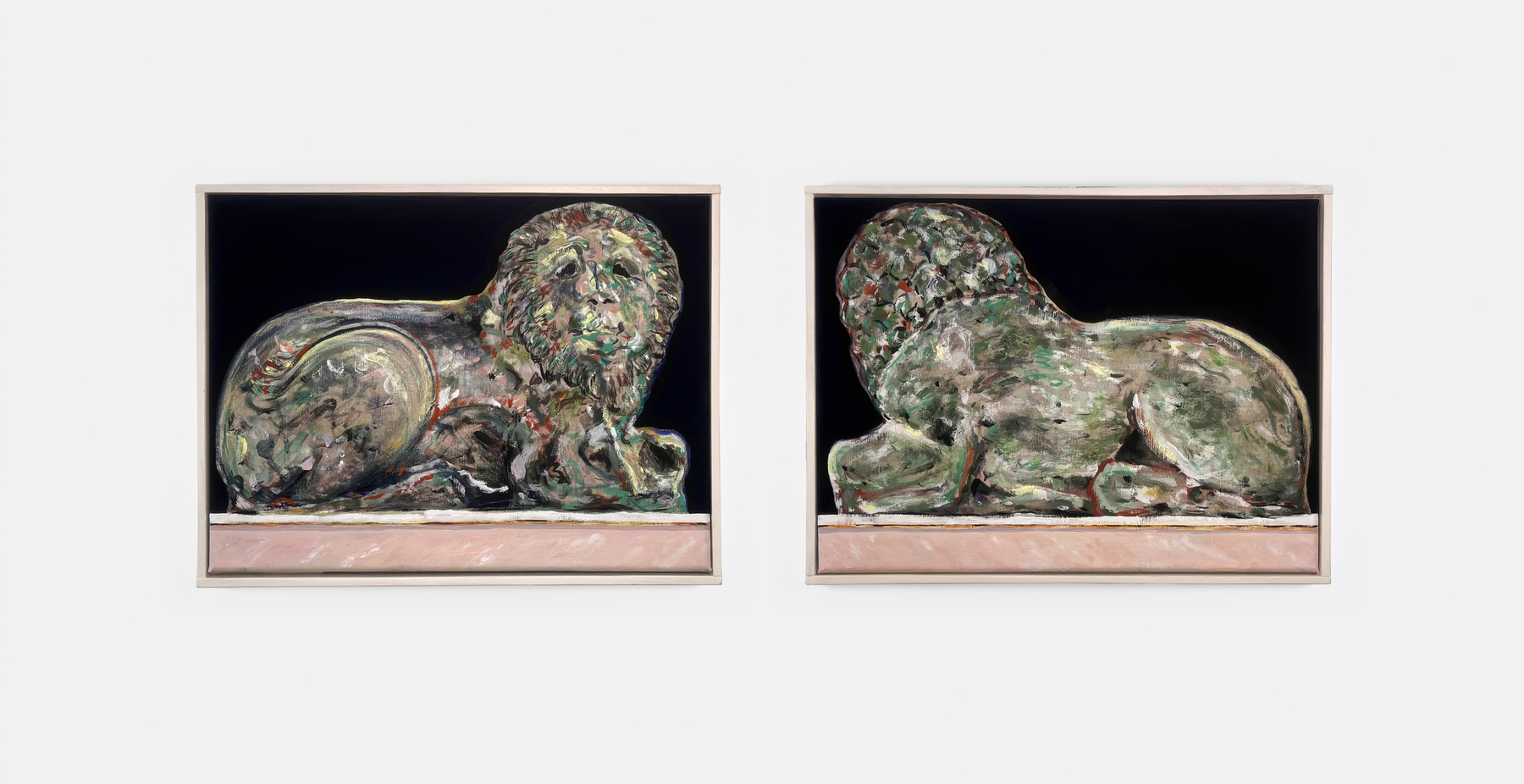 Daniel Rios Rodriguez&amp;nbsp;
Born Under Saturn,&amp;nbsp;2026
diptych, flashe on linen, painted wood frame

30.5 x 40.6 cm / 12 x 16 in each &amp;nbsp;