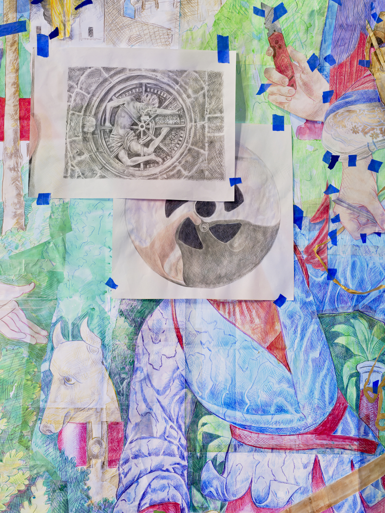 Sam Keogh
Conspiracies, 2026
Warburg Institute, London
Photo: Stephen White &amp;amp; Co.