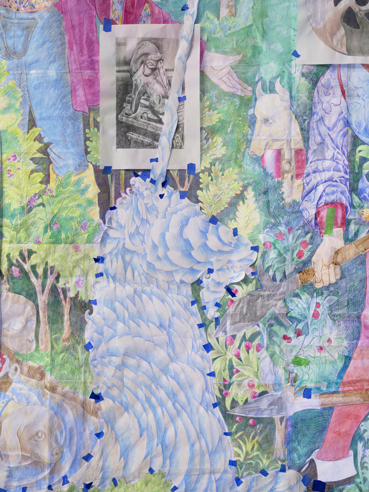 Sam Keogh
Conspiracies, 2026
Warburg Institute, London
Photo: Stephen White &amp;amp; Co.