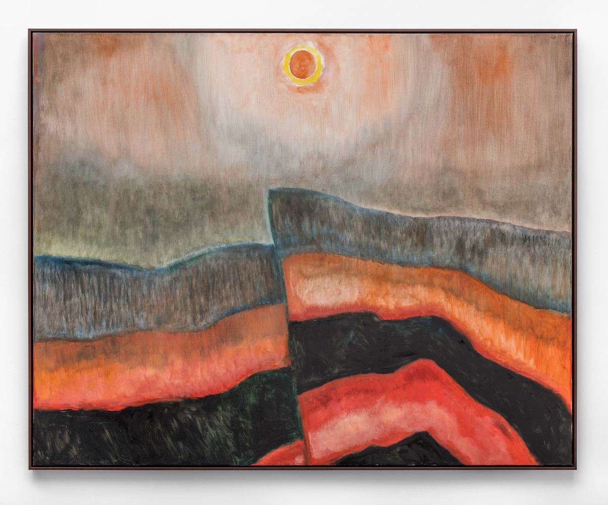 San Andreas Fault (I), 1985, oil on canvas 48 x 60 inches;  121.9 x 152.4 centimeters LSFA# 10658