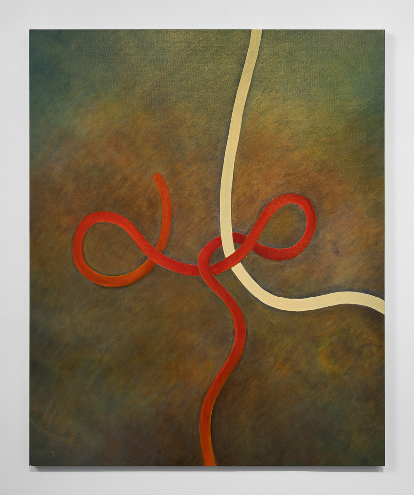 Mimi Chen Ting (1946 &amp;ndash; 2022)

Tangles and Ties 1, 2006

acrylic on canvas

54 x 44 inches; 137.16 x 111.8 centimeters