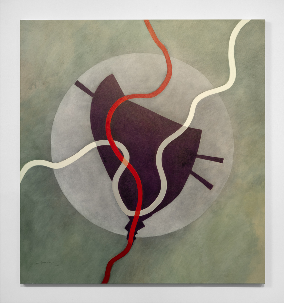 Mimi Chen Ting (1946-2022)
Tangles and Ties 7, 2006&amp;nbsp;
acrylic on canvas
54 x 48 inches;&amp;nbsp;&amp;nbsp;137.2 x 121.9 centimeters
LSFA# 16547&amp;nbsp;