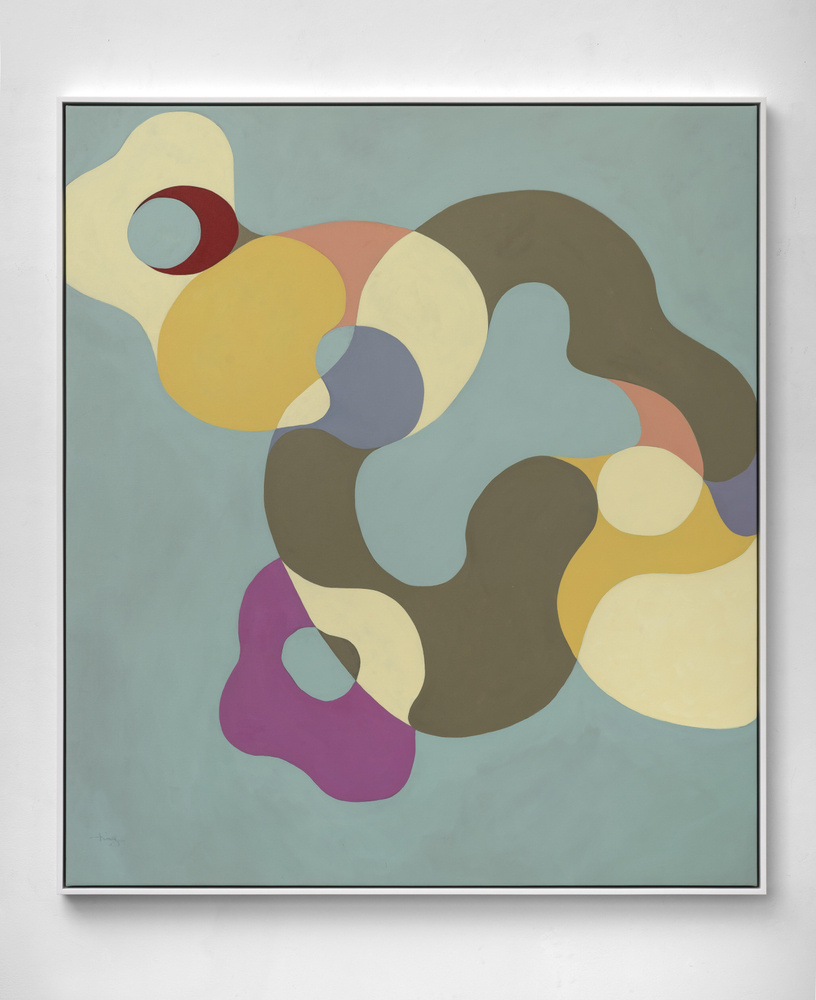 To Better Days, 2019     acrylic on canvas 54 x 48 inches;  137.2 x 121.9 centimeters LSFA# 15549