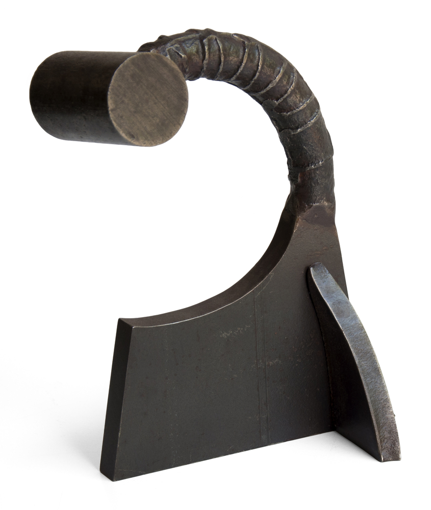 Jim Love Portable Untitled No. 1, 1994 welded steel 9" x 4 1/2" x 6" JL 37 Moody Gallery