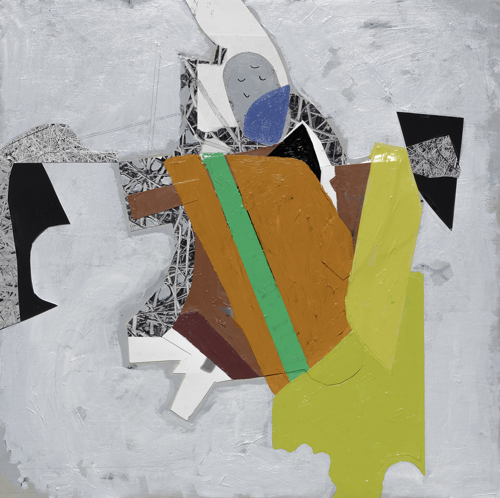 How to Invent a Thought, 2025&amp;nbsp;
Digital prints, acrylic, watercolor, pen, fabric, collage on board
19 3/4 x 19 3/4 in. (50.2 x 50.2 cm)
Smai-1626-C