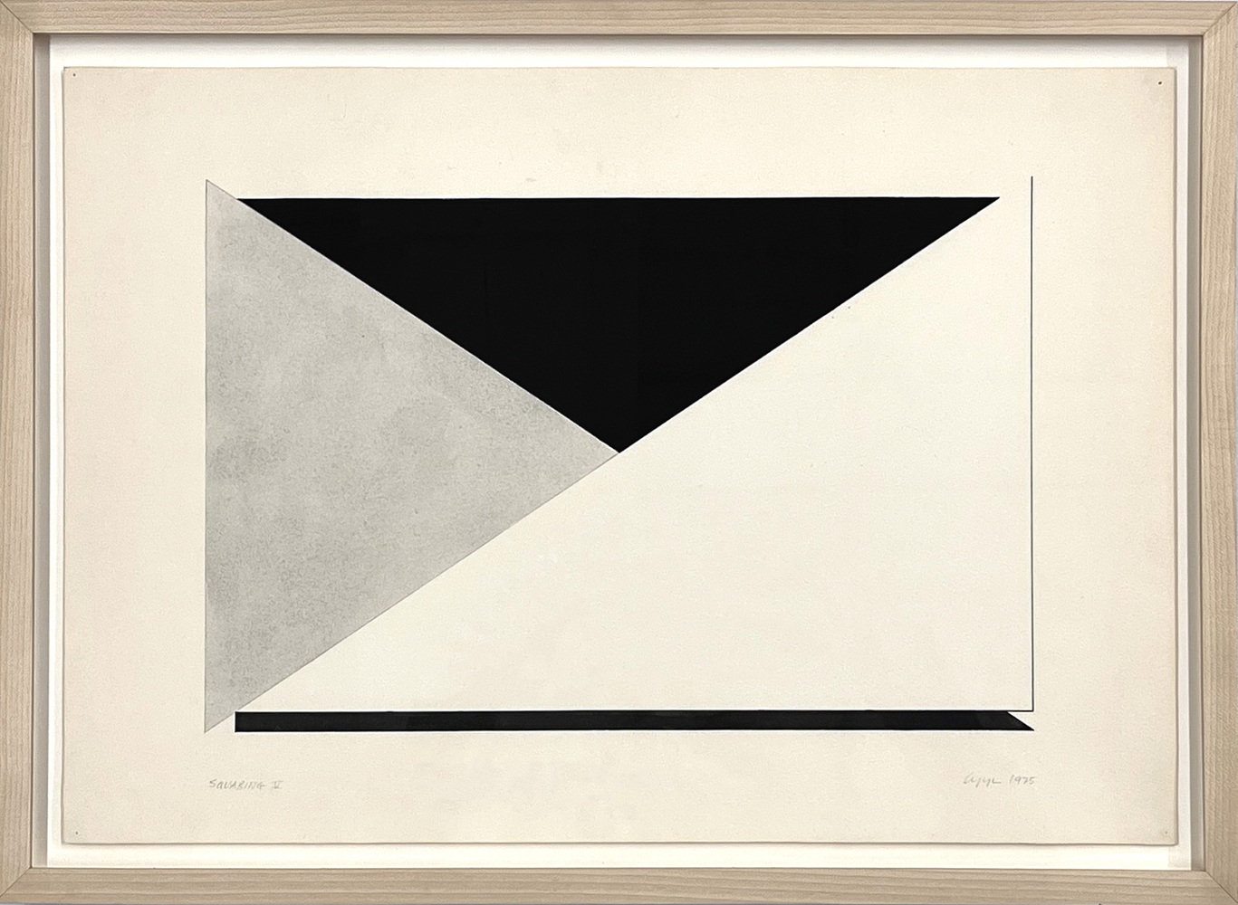 Timothy App
Squaring V, 1975
Acrylic on paper
Paper: 13.75 x 20 in. (34.9 x 50.8 cm)
Frame: 16.1 x 22.1 in. (40.9 x 56.1 cm)
App-1009-C