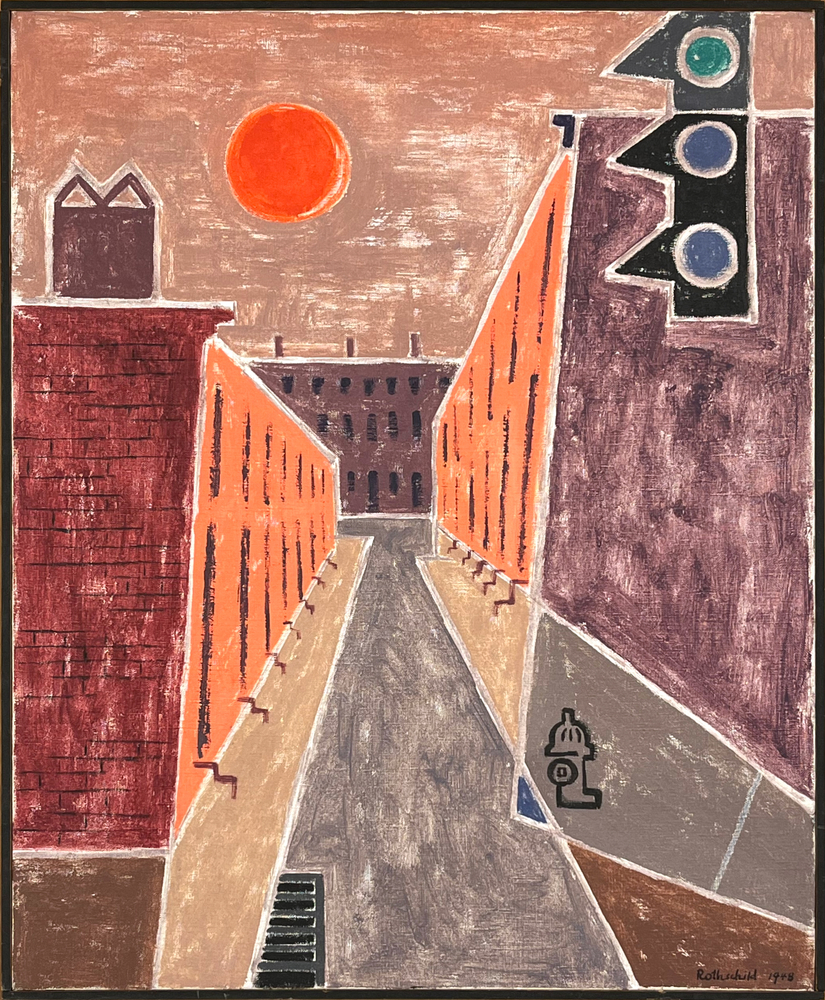 Red Sun, 1948
Oil on canvas
Canvas size: 26 x 21 inches
Frame size: 31.6 x 26.5 inches
ROT-1013-C
