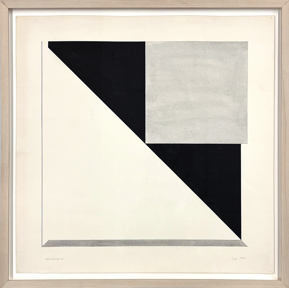 Timothy App
Squaring II, 1975
Acrylic on paper
Paper: 19.75 x 20 in. (55.9 x 55.9 cm)
Frame: 22.1 x 22.1 in. (56.1 x 56.1 cm)
App-1076-C