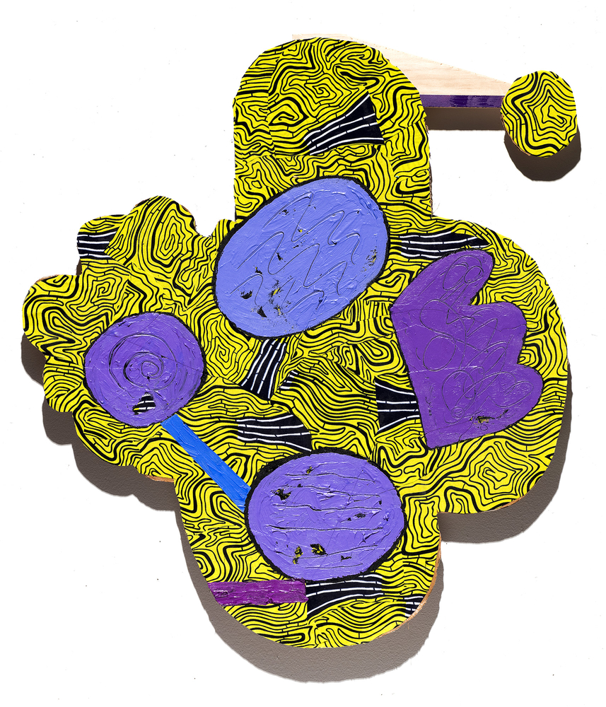 Mongrel Collection 27, 2018&amp;nbsp;
Fabric, acrylic, wood, cardboard on panel
27.5 x 25 inches (69.9 x 63.5cm)
Smai-1587-C