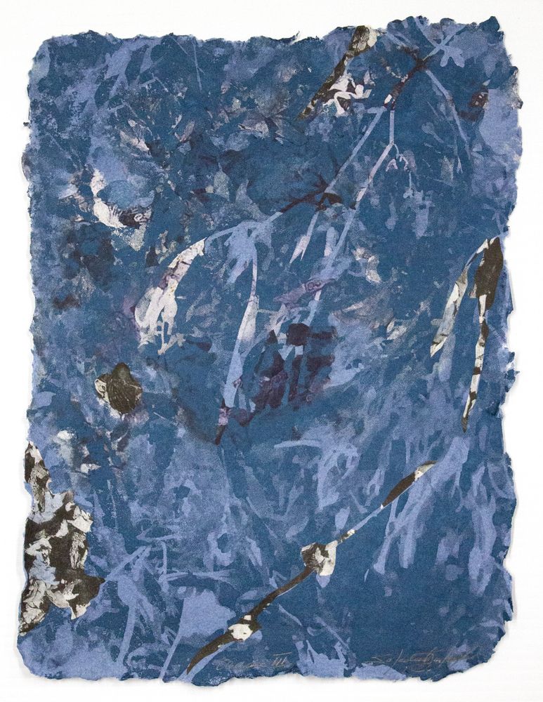 Soledad Salam&amp;eacute;
In the Ocean III, 2026
Silkscreen on handmade paper, jeans pulp
Paper: 14 x 10.5 in. (35.6 x 26.7 cm)
Frame: 19.75 x 15.75 in. (50.2 x 40 cm)
Edition 1 of 1
Sala-1345-C