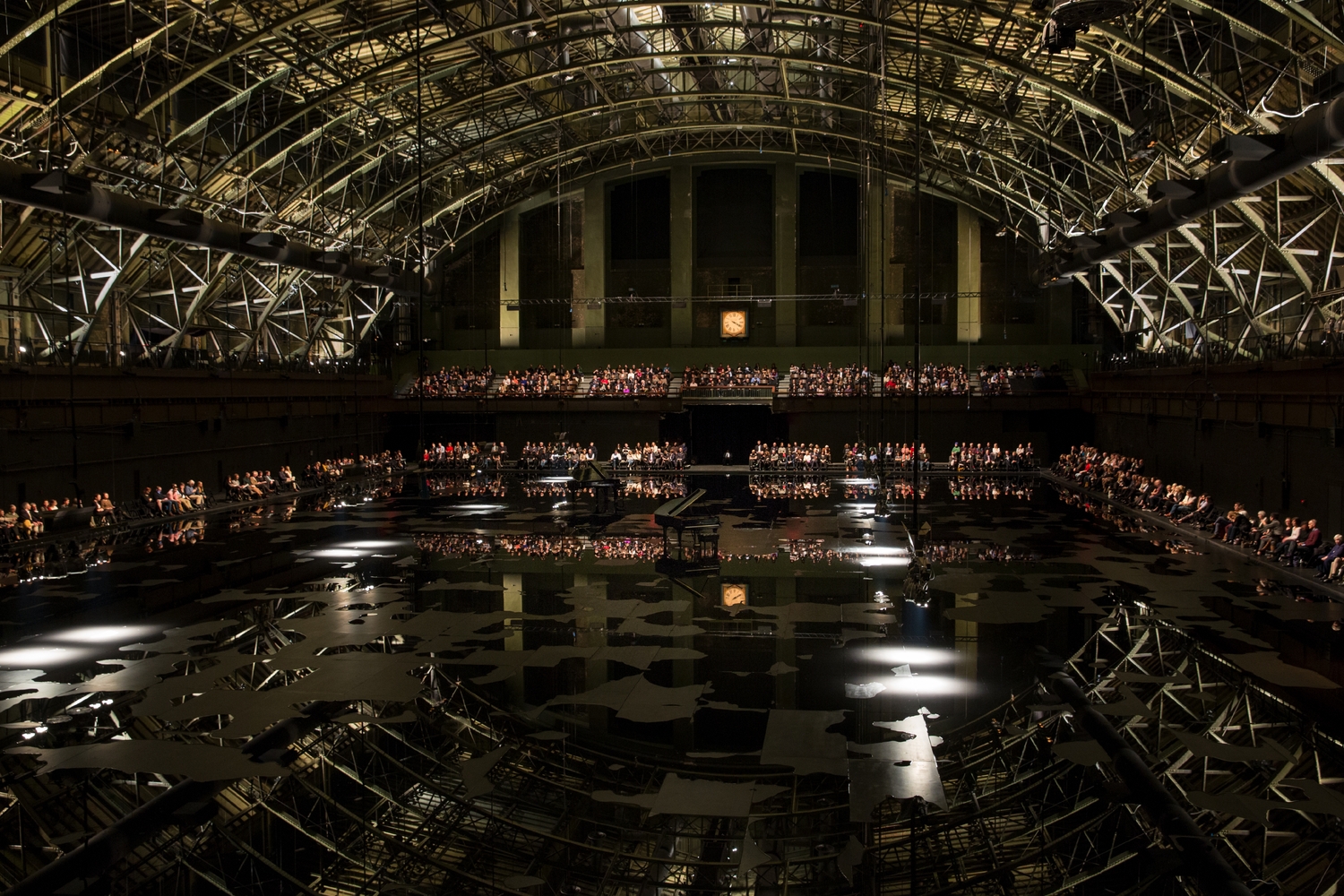 Installation view of works by Douglas Gordon