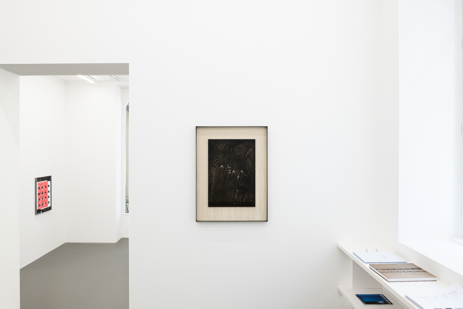 Installation view, Martin Boyce, The Stars Are Out, Galerie Eva Presenhuber, Vienna, 2023