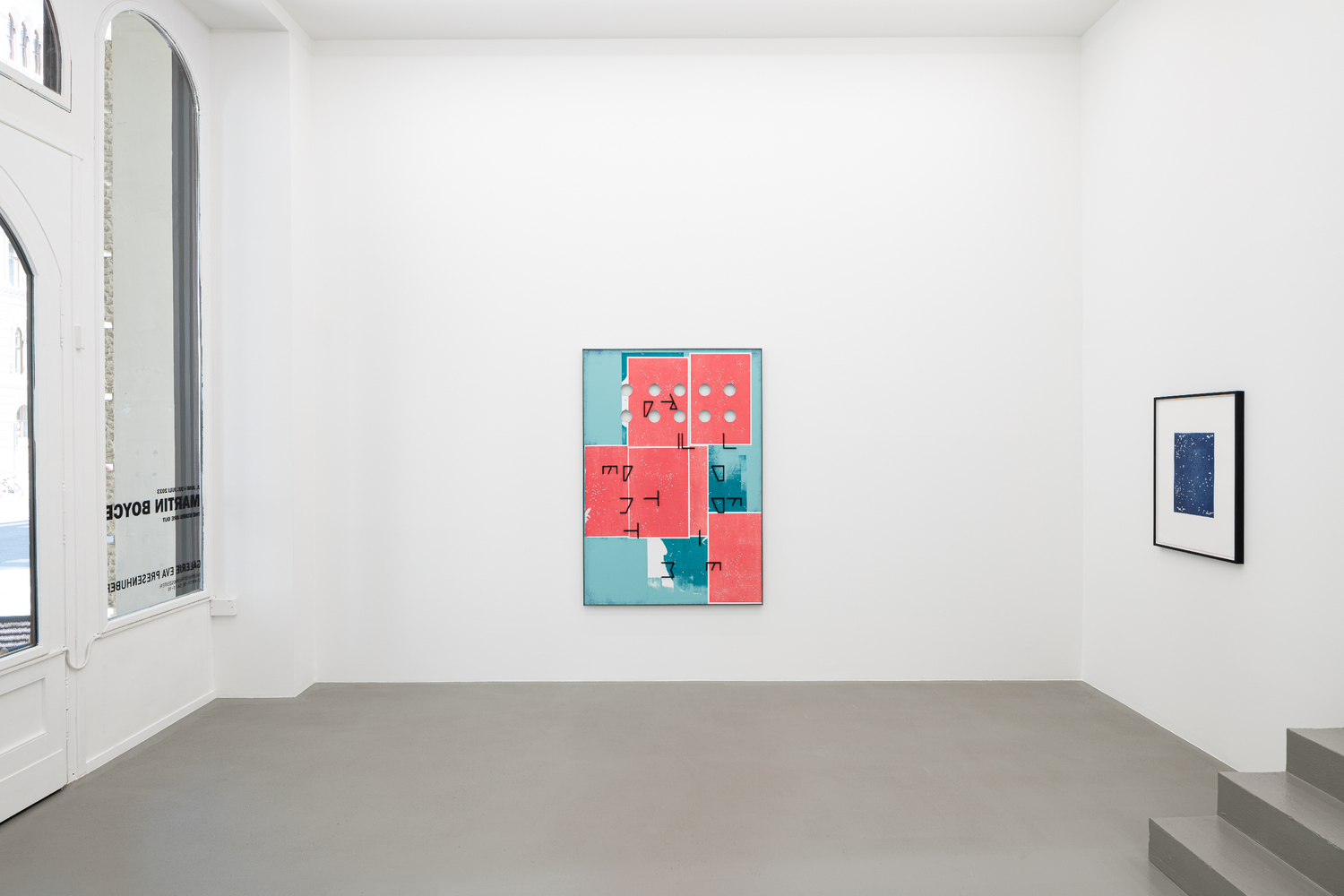 Installation view, Martin Boyce, The Stars Are Out, Galerie Eva Presenhuber, Vienna, 2023