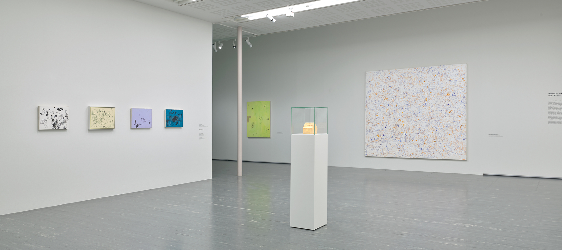 Installation view, Sue Williams, WHAT NOW, Belvedere 21, Vienna, 2026
Photo: Johannes Stoll