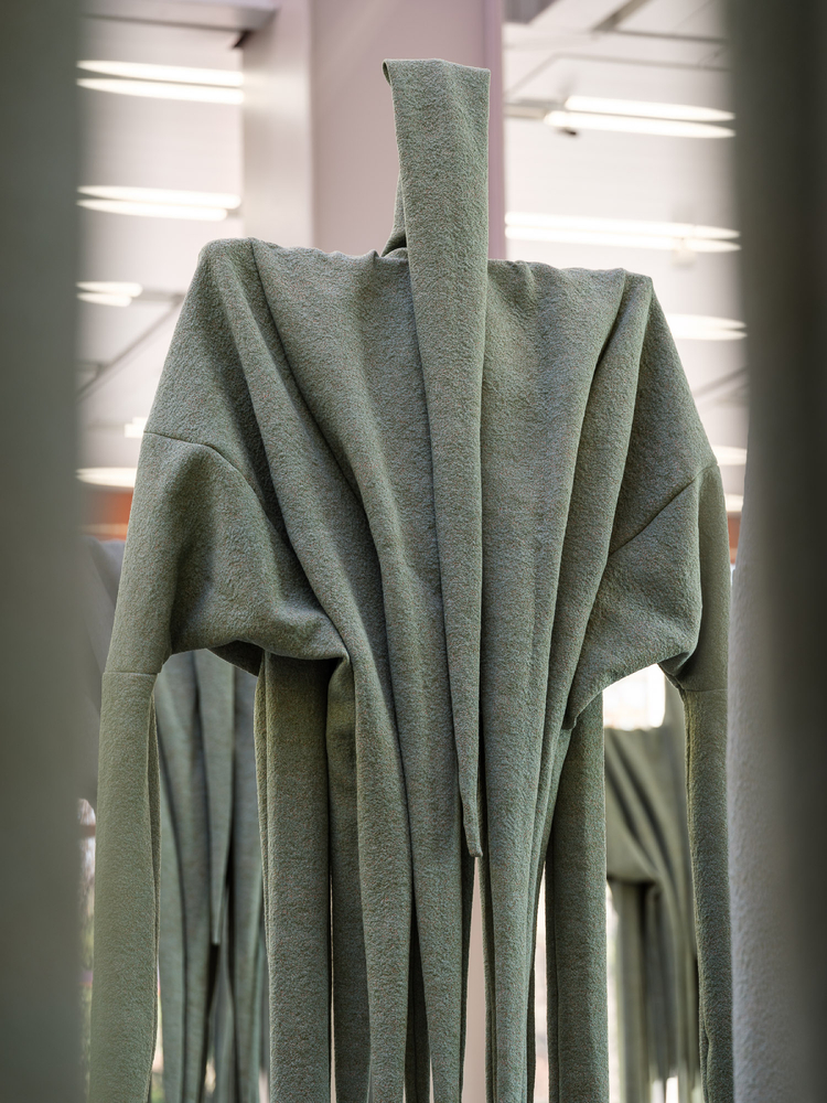 Installation view, Sandra Mujinga, Skin to Skin, Belvedere 21, Vienna, 2026