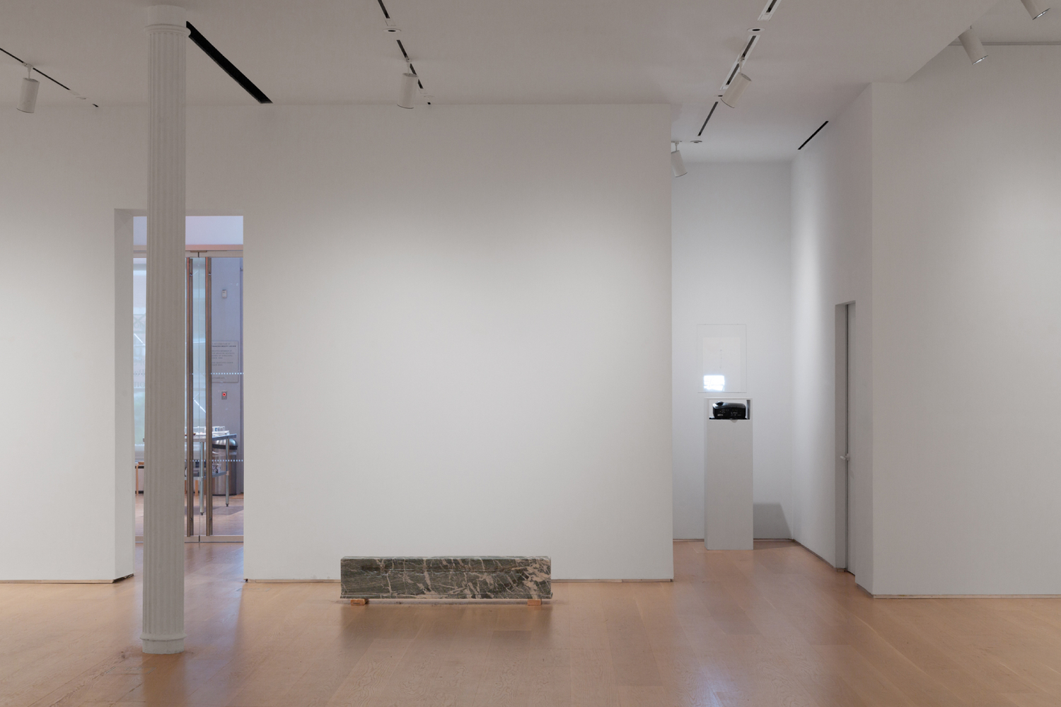 Installation view, Trisha Donnelly, Drawing Center, New York, 2025