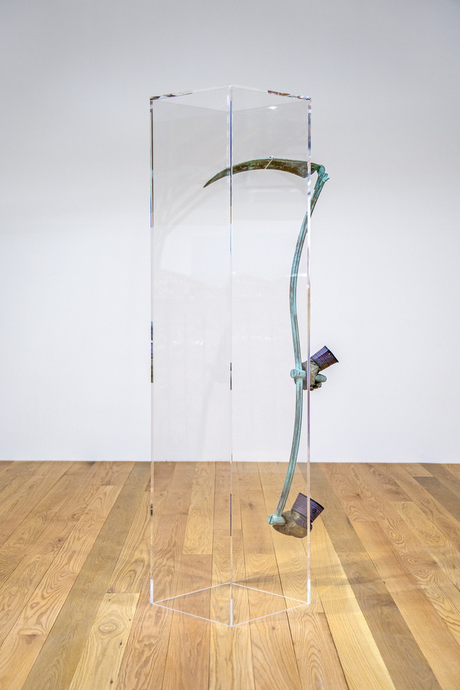 Installation view, Louisa Gagliardi &amp;amp; Adam Cruces, MERGERS AND ACQUISITIONS, Ferme-Asile, Sion, 2026
Photo: Adam Cruces