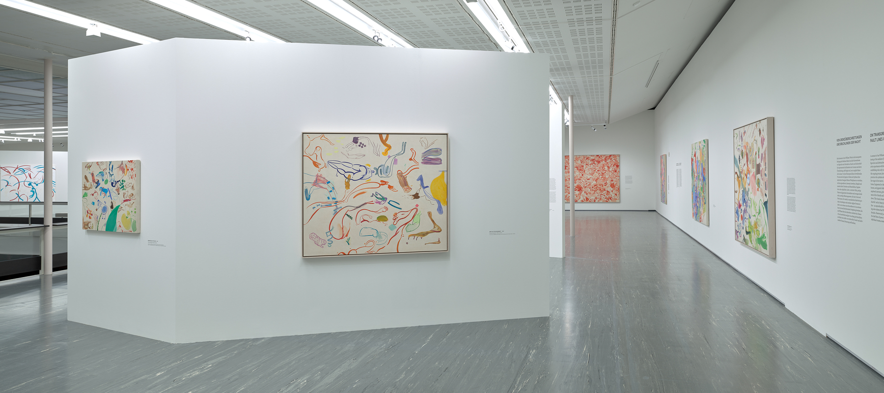Installation view, Sue Williams, WHAT NOW, Belvedere 21, Vienna, 2026
Photo: Johannes Stoll