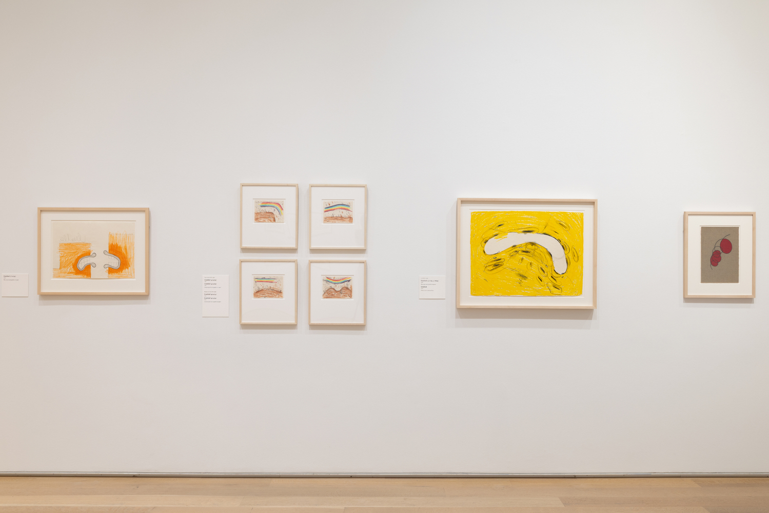 Installation view, Carroll Dunham, Drawings, 1974 &amp;ndash; 2024, The Art Institute, Chicago, 2026