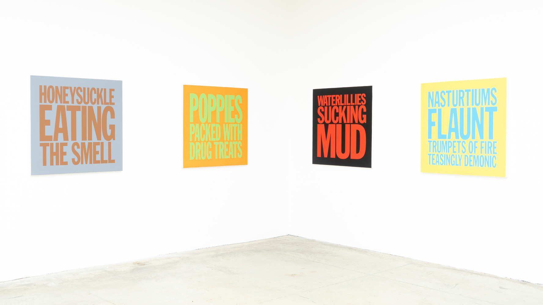 Installation view, John Giorno, The Performative Word, MAMbo, Bologna, 2026. Photo: Ornella De Carlo