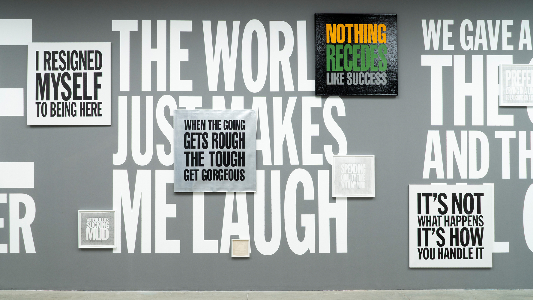 Installation view, John Giorno, The Performative Word, MAMbo, Bologna, 2026. Photo: Ornella De Carlo
