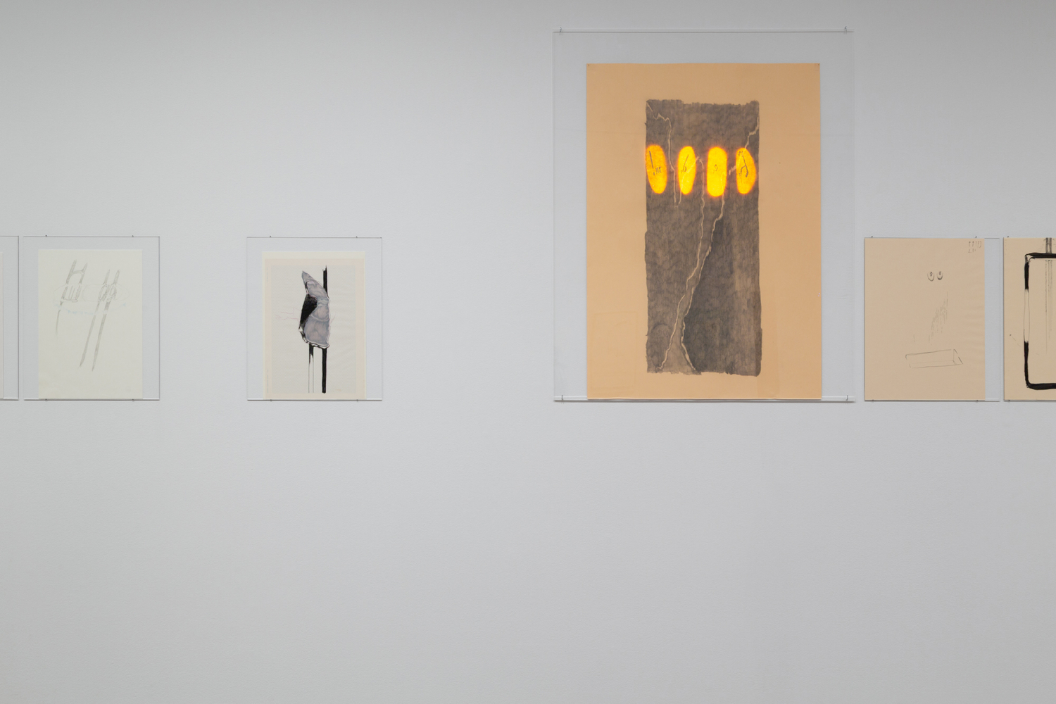 Installation view, Trisha Donnelly, Drawing Center, New York, 2025