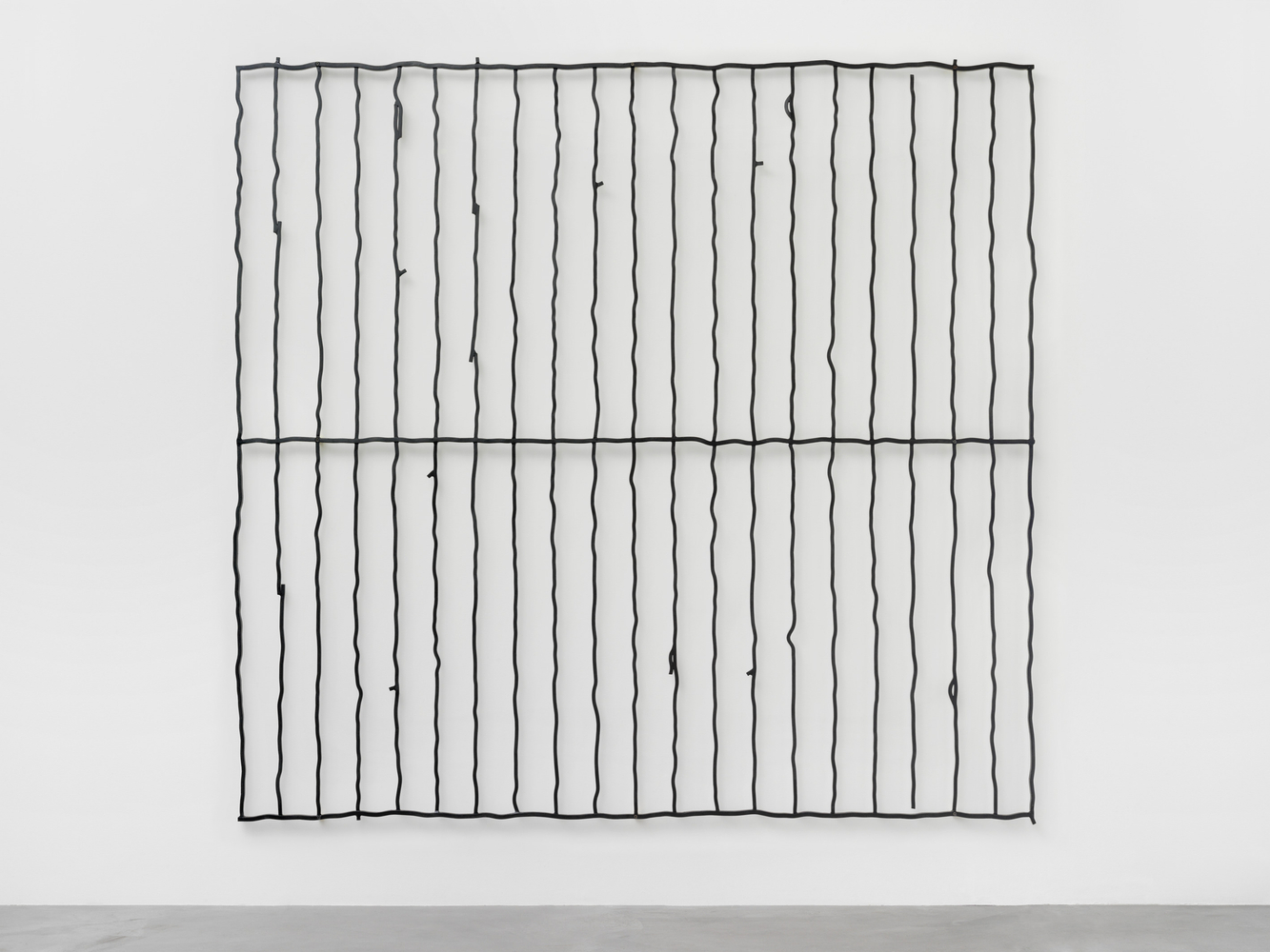 Degenerate

2014

Stainless steel, patina effect varnish, gold-plated iron spacer

256 x 266.5 x 5 cm / 100 3/4 x 104 7/8 x 2 in

&amp;copy; Valentin Carron