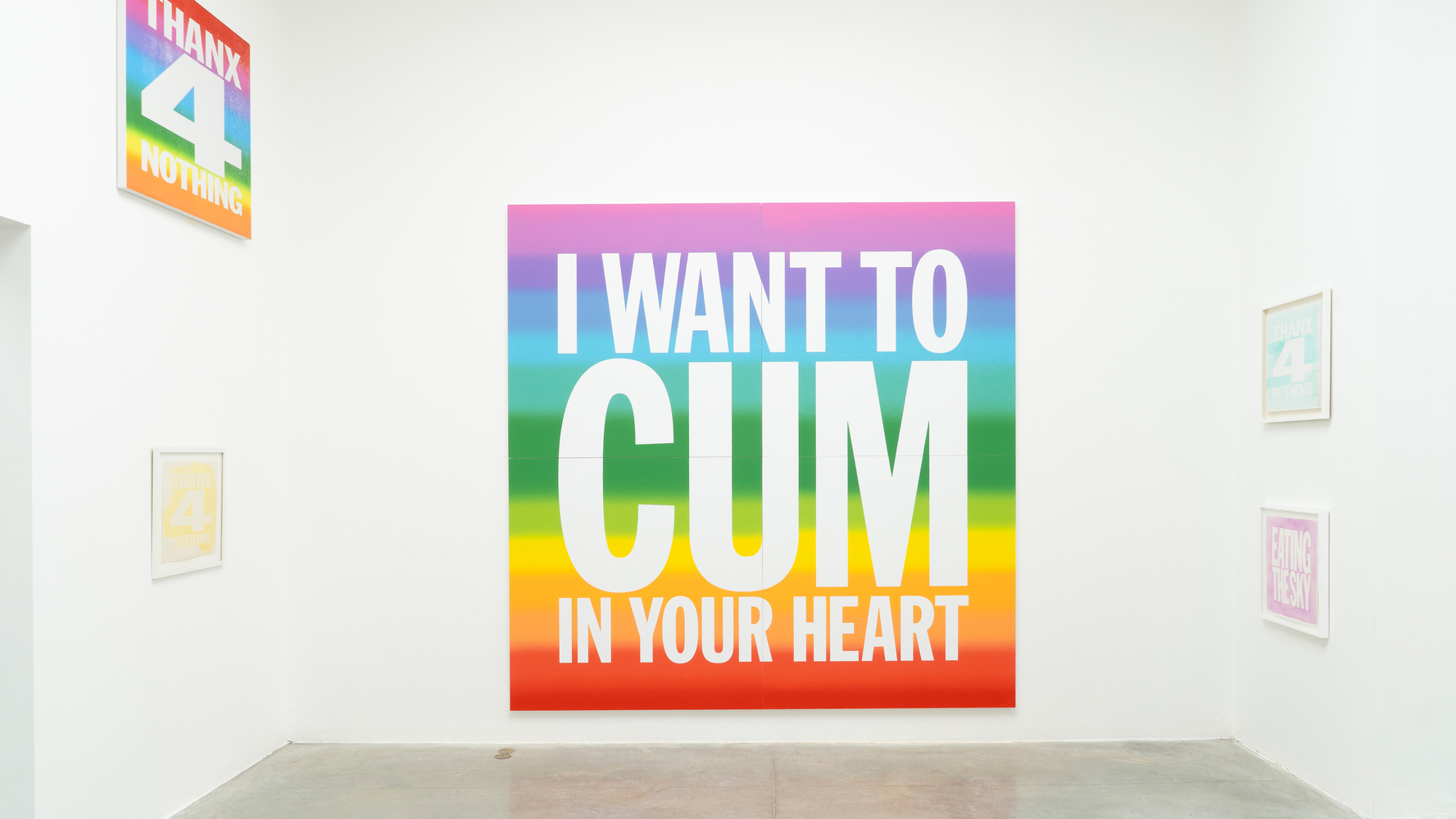 Installation view, John Giorno, The Performative Word, MAMbo, Bologna, 2026. Photo: Ornella De Carlo