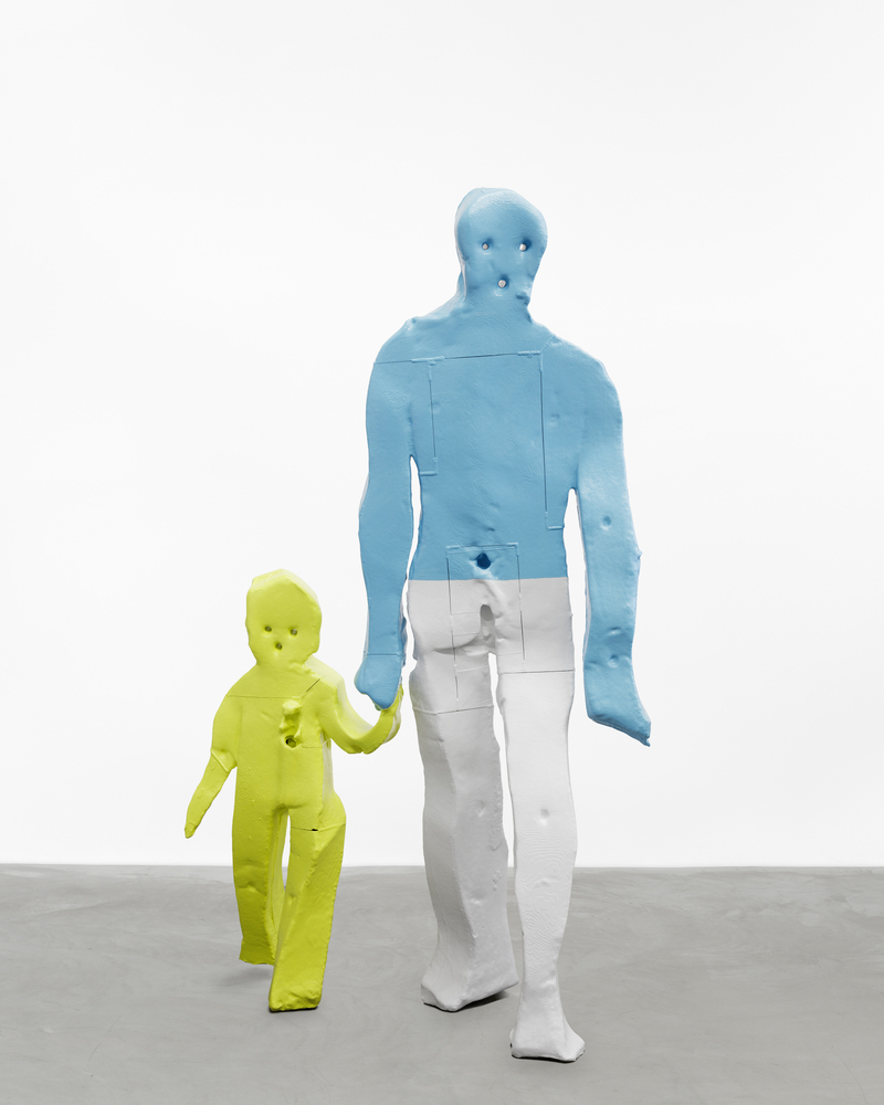 Adult and Child

2023

Painted aluminum

Unique variation in an edition 3 + 1 AP

225 x 137 x 56 cm / 88 5/8 x 53 7/8 x 22 in

&amp;copy; Valentin Carron