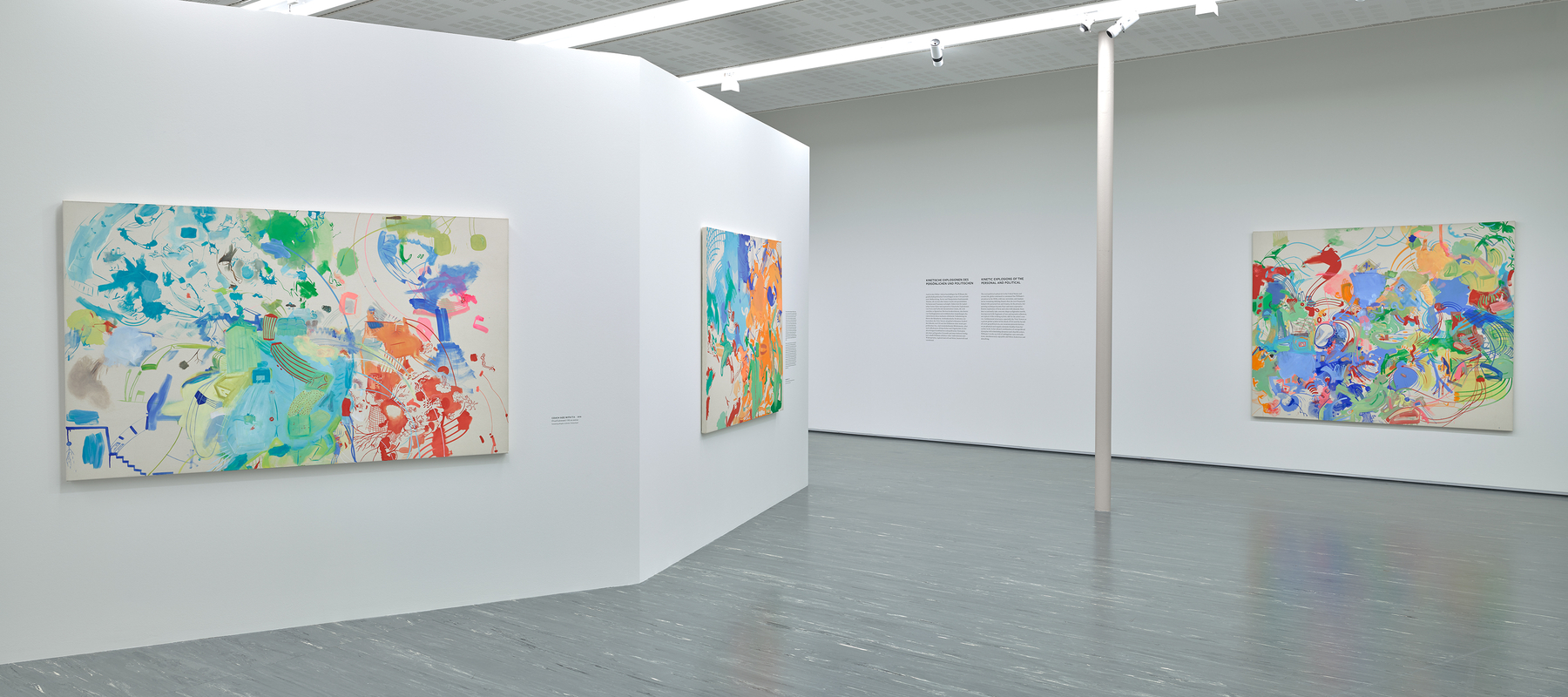 Installation view, Sue Williams, WHAT NOW, Belvedere 21, Vienna, 2026
Photo: Johannes Stoll