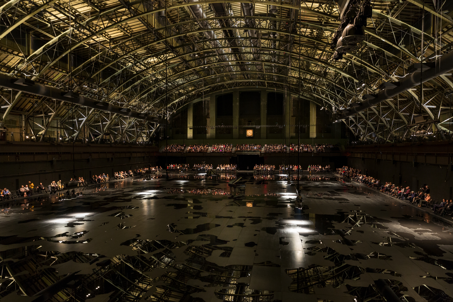 Installation view of works by Douglas Gordon