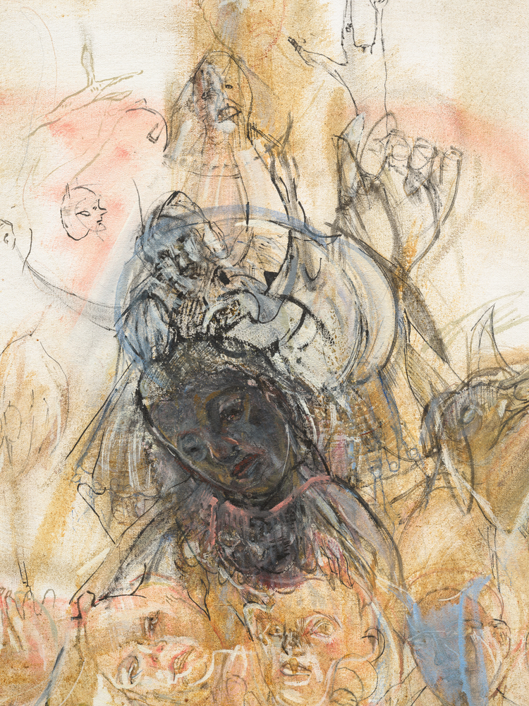 Judy Glantzman
Strange Fruit, 2004
oil on canvas
52 x 52 ins.
132.1 x 132.1 cm
(Glantzman-010)