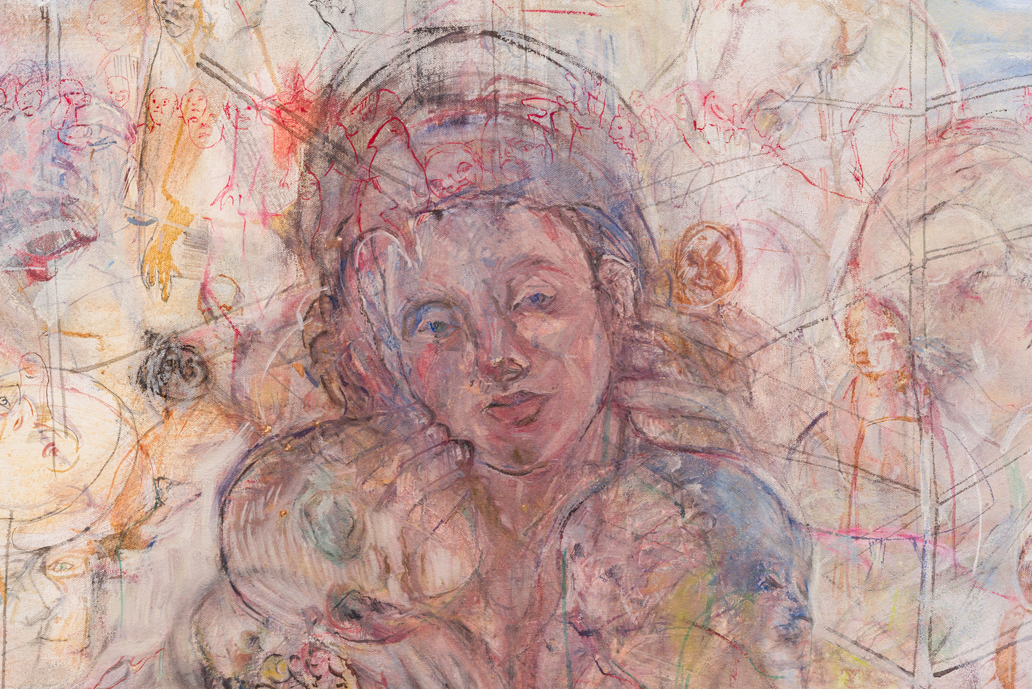 Judy Glantzman
Judith and Holofernes, 2008
oil on canvas
65 x 64 ins.
165.1 x 162.6 cm
(Glantzman-003)