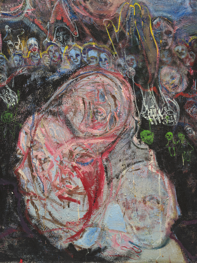 Judy Glantzman
Bird in the Hand, 2006
oil on canvas
90 x 80 ins.
228.6 x 203.2 cm
(Glantzman-011)