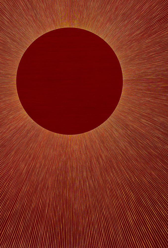 Karen Arm
Untitled (Red Corona), 2023-24
acrylic on canvas
48 x 40 ins.
121.9 x 101.6 cm
(ARM-300)