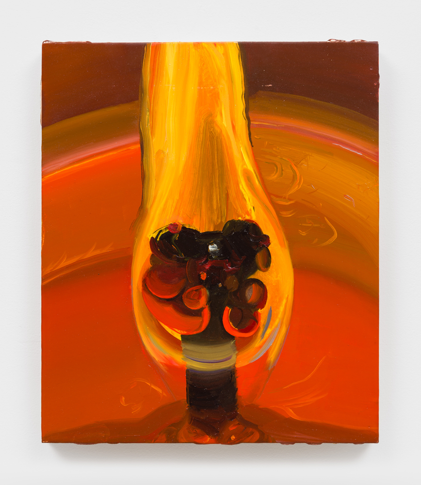 Phoebe Helander
Candle Burning XIV (for Aaron &amp;amp; Jacob), 2025
oil on wood
13 1/2 x 11 1/4 x 1 ins.
34.3 x 28.6 x 2.5 cm
