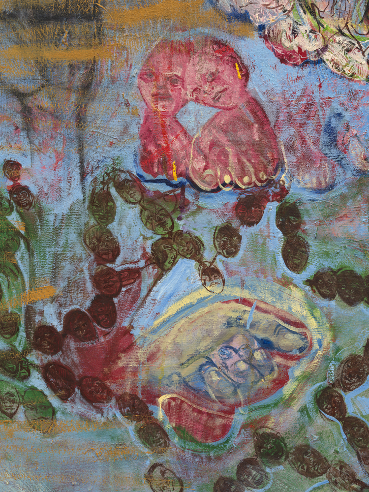 Judy Glantzman
A Valentine for Lila, 2006
oil on canvas
80 x 70 ins.
203.2 x 177.8 cm
(Glantzman-008)