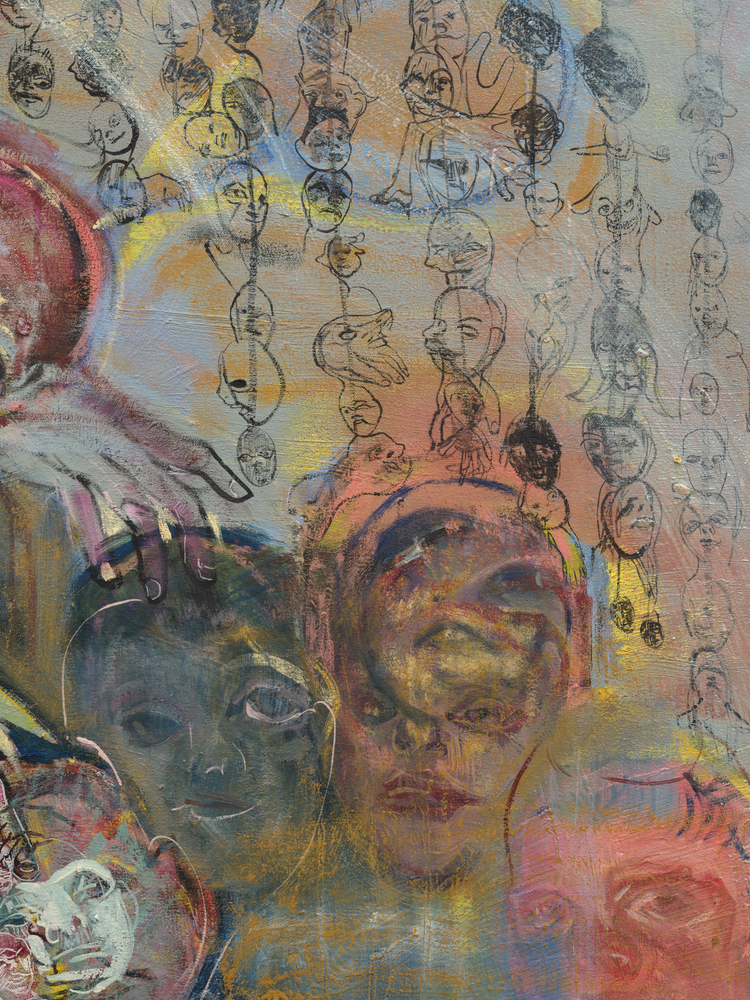 Judy Glantzman
A Valentine for Lila, 2006
oil on canvas
80 x 70 ins.
203.2 x 177.8 cm
(Glantzman-008)