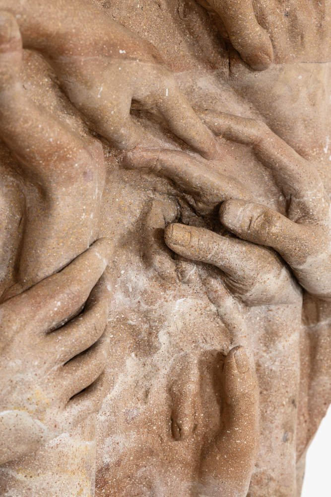 Clementine Keith-Roach
works and days 1, 2024
plaster, epoxy putty, paint
18 7/8 x 17 7/8 x 5 1/8 ins.
47.9 x 45.4 x 13 cm
Edition of 5&amp;nbsp;
(ROACH-046)