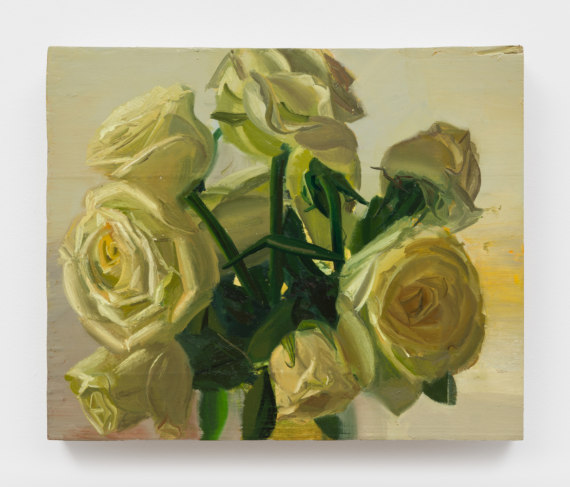 Phoebe Helander
Bouquet, 2024
oil on wood
12 1/4 x 15 x 1 3/4 ins.
31.1 x 38.1 x 4.4 cm