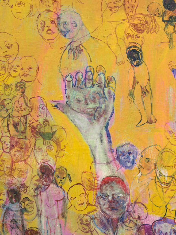 Judy Glantzman
The Garden, 2004
oil on canvas
90 x 80 ins.
228.6 x 203.2 cm
(Glantzman-017)