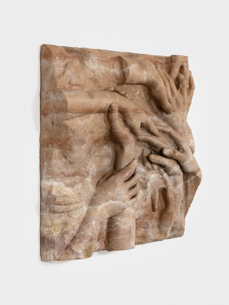 Clementine Keith-Roach
works and days 1, 2024
plaster, epoxy putty, paint
18 7/8 x 17 7/8 x 5 1/8 ins.
47.9 x 45.4 x 13 cm
Edition of 5&amp;nbsp;
(ROACH-046)