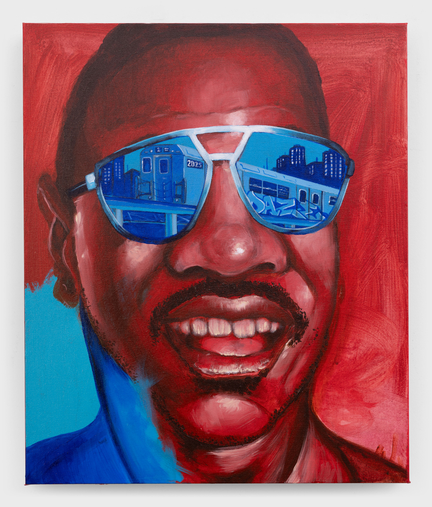 Chris &amp;quot;Daze&amp;quot; Ellis
Innervisions, 2025
acrylic on canvas
24 x 20 ins.
61 x 50.8 cm