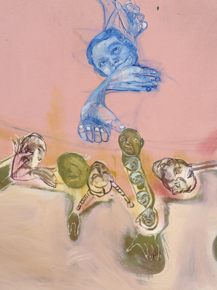 Judy Glantzman
Wreath, 2006
oil on canvas
60 x 60 ins.
152.4 x 152.4 cm
(Glantzman-005)