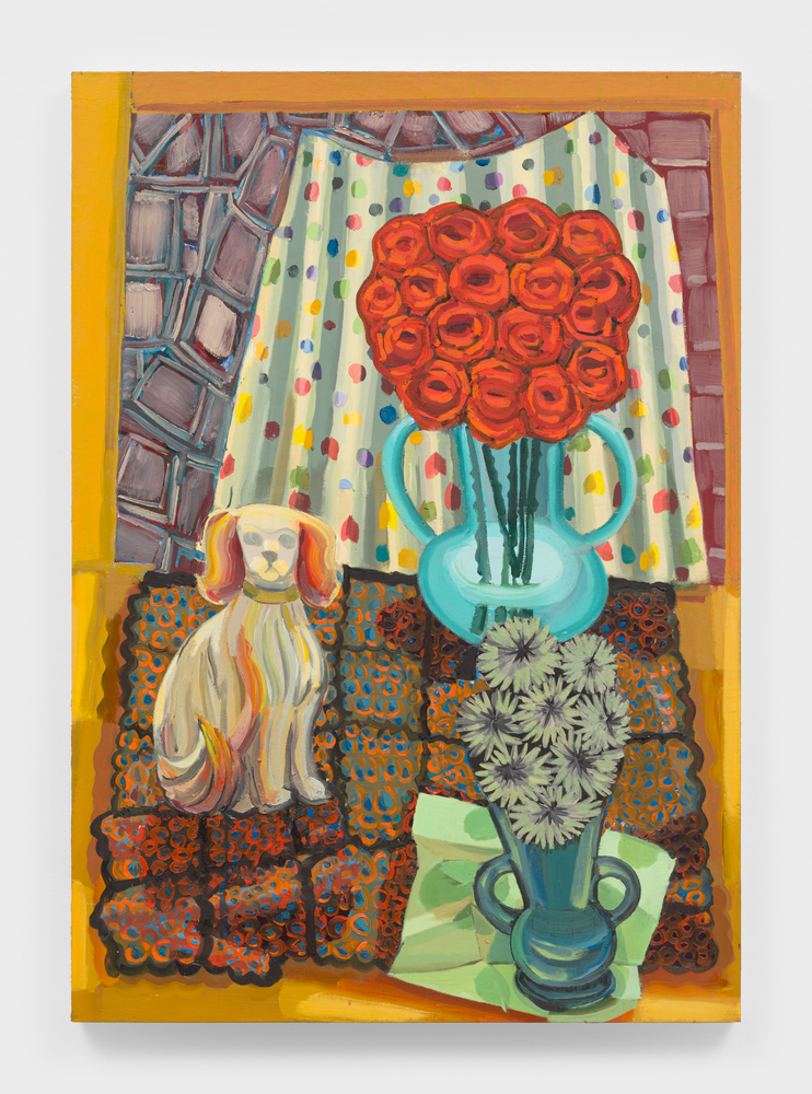 Judith Linhares
Watch Dog, 2024
oil on linen
44 x 31 ins.
111.8 x 78.7 cm