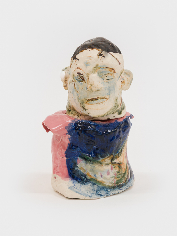 Judy Glantzman
Untitled, 2025
glazed ceramic
9 1/2 x 6 x 5 1/2 ins.
24.1 x 15.2 x 14 cm
(Glantzman-050)