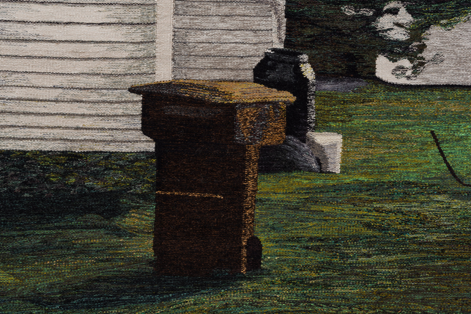 Erin M. Riley
Explore and Seek, 2025
wool, cotton
73 x 99 1/2 ins.
185.4 x 252.7 cm
(RILEY-348)