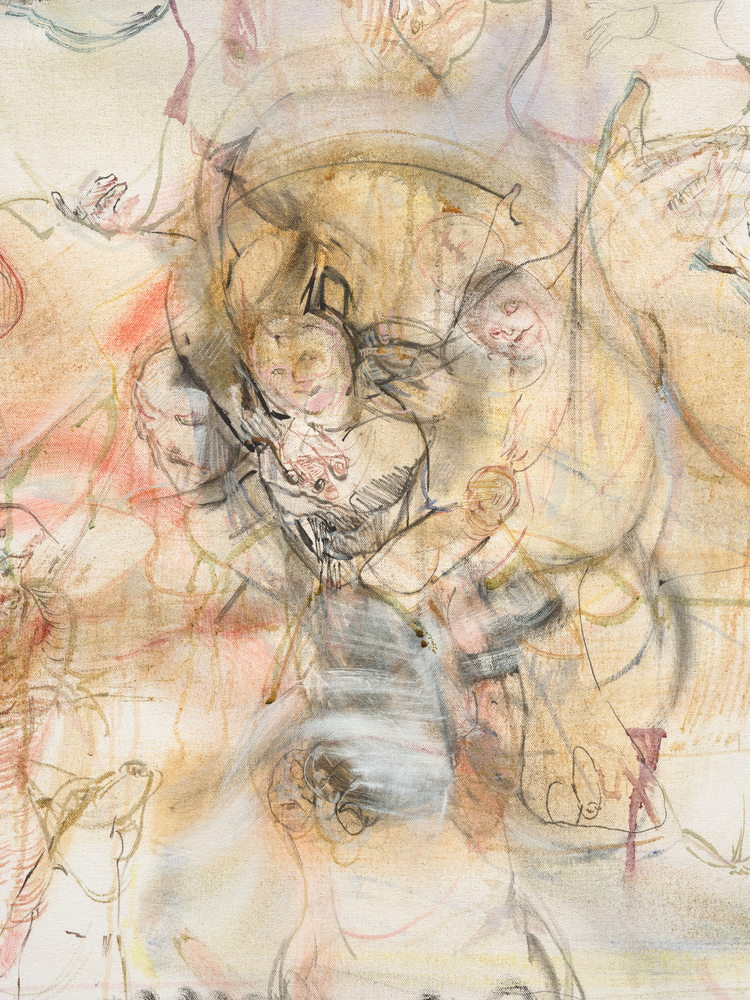 Judy Glantzman
Summer Song, 2008
oil on canvas
80 x 90 1/4 ins.
203.2 x 229.2 cm
(Glantzman-004)